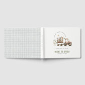 Rode Rust Boerderij Dieren Tractor Kinderen Verjaa Gastenboek (Volledig)