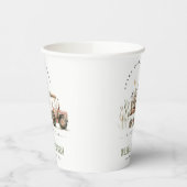 Rode Rust Boerderij Dieren Tractor Kinderen Verjaa Papieren Bekers (Links)