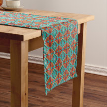 Rode Rust Sinaasappel Turquoise Blauwgroen Blauw T
