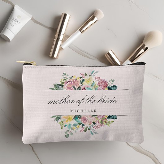 Rode Rustieke Bloemige Moeder van de Bruid Cadeau Etui