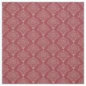 Rode rustieke damast stof (Swatch)