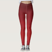Rode rustieke ombre leggings (Voorkant)