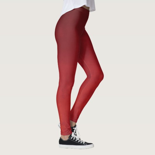 Rode rustieke ombre leggings (Rechts)