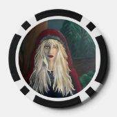 Rode Ryder-pokerfiches Pokerchips (Achterkant)
