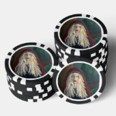 Rode Ryder-pokerfiches Pokerchips (Opstapeling)