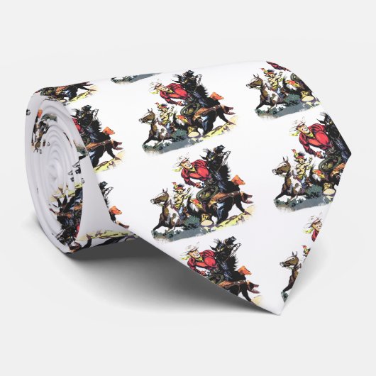  Rode Ryder Stropdas (Opgerold)