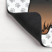 Rode Sable Lhasa Apso Schattige Cartoon Hond Muismat (Hoek)