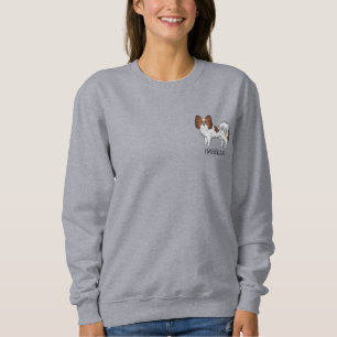 Rode Sable Papillon Cartoon Hond En De Naam Van Uw Trui