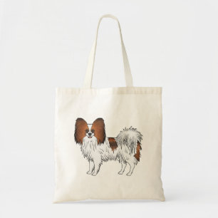 Rode Sable Papillon Gelukkig En Aardig Cartoon Hon Tote Bag