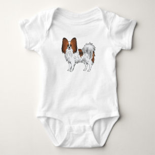 Rode Sable Papillon Gelukkig Klein Speelgoed Spani Romper