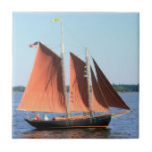 rode sails tegeltje (Voorkant)