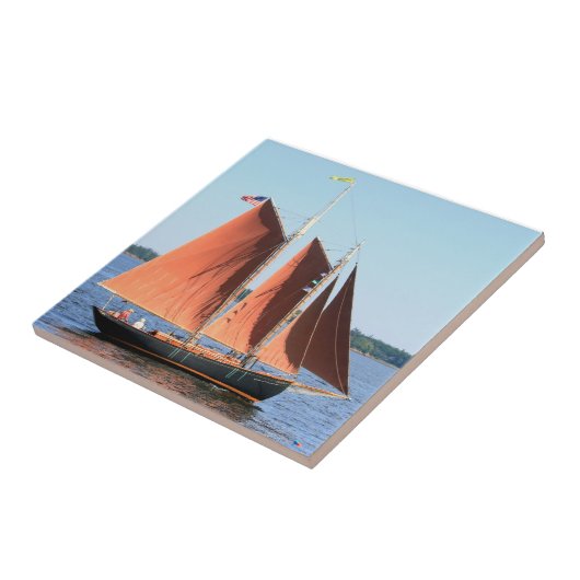 rode sails tegeltje (Zijkant)