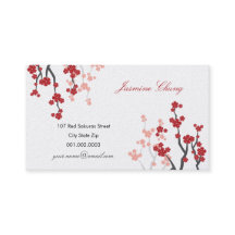 Rode Sakura Kersenbloesem Oosters Zen Aziatisch