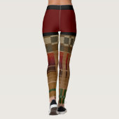 "RODE SALSA" - ACTIVEWEAR BROEKEN LEGGING (Achterkant)