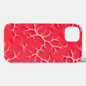 Rode Salsa-takpatroon iPhone-hoes Case-Mate iPhone Case (Achterkant (horizontaal))
