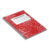 rode samenstelling notitieboek (Rechterzijde)