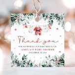 Rode Santa Baby Christmas Clothesline Baby shower Bedankjes Labels<br><div class="desc">Voeg een feestelijk tintje toe aan uw baby shower met deze rode kerstman Baby kerstkleding Baby shower gunst Tags! Met schattige rode kerstbabykleding zijn deze favoriete tags de perfecte afwerking voor uw baby shower met een vakantiethema. Het charmante ontwerp voegt een seizoensgebonden gevoel toe, waardoor ze een geweldige aanvulling zijn...</div>