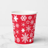 Rode Santa Baby Christmas Coquette Bow Baby shower Papieren Bekers (Achterkant)