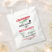 Rode Santa Sack Noord-Pool Herten Levering Bedankzakje (Geknipt)