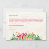  Rode Santa Truck Foto (Achterkant)