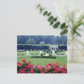 Rode scène uit een conservatoir balkon, Longwood G Briefkaart (Staand voorkant)