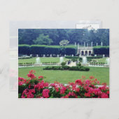 Rode scène uit een conservatoir balkon, Longwood G Briefkaart (Voorkant / Achterkant)