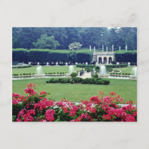 Rode scène uit een conservatoir balkon, Longwood G Briefkaart