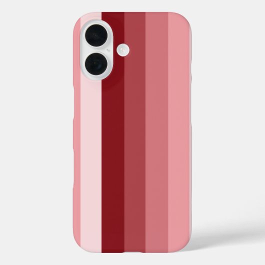 Rode schaduwstrepen Case-Mate iPhone case (Achterkant)