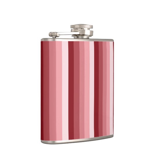 Rode schaduwstrepen heupfles (Rechts)