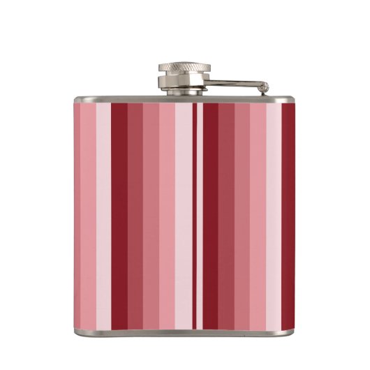 Rode schaduwstrepen heupfles (Achterkant)