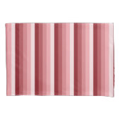 Rode schaduwstrepen kussensloop (Voorkant)