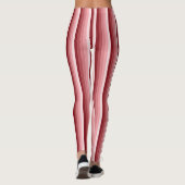 Rode schaduwstrepen leggings (Achterkant)