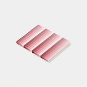 Rode schaduwstrepen post-it® notes (Schuin)