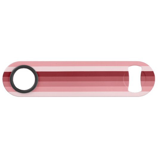 Rode schaduwstrepen speed flessenopener (Achterkant Horizontaal)