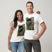 Rode scharnieren en nesten in Cattails T-shirt (Unisex)