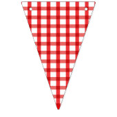 Rode Schattigee aardbeienbes Eerste 1e Baby Verjaa Vlaggetjes (Tweede vlag)