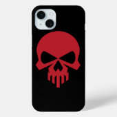 Rode Schedel Case-Mate iPhone Case (Achterkant)