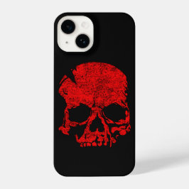 Rode Schedel Cases  iPhone 14 Hoesje