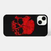 Rode Schedel Cases  iPhone Hoesje (Achterkant horizontaal)