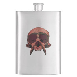 Rode Schedel flesje Flacon