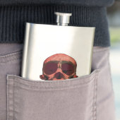 Rode Schedel flesje Flacon (Voorbeeld)