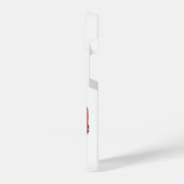 Rode schedel Hoesjes iPhone Hoesje (Linkerkant)