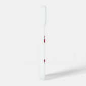 Rode schedel Hoesjes iPhone Hoesje (Rechterkant)