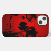 Rode Schedel iPhone Hoesje (Achterkant horizontaal)