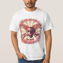 Rode Schedel T-Shirt