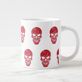 Rode Schedel Thema Grote Koffiekop