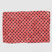 Rode Schedels en Zonnebloem Serie Ontwerp 4 Golfhanddoek (Horizontaal)