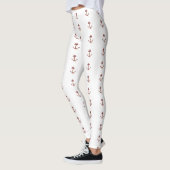 Rode scheepsankers leggings (Links)
