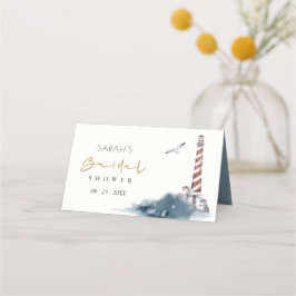 RODE SCHEMERIGE BLAUWE VUURTOREN ZEE BRUIDSSUITE PLAATSKAARTJE