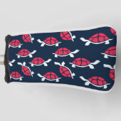 Rode schildpad golfheadcover (Voorkant)